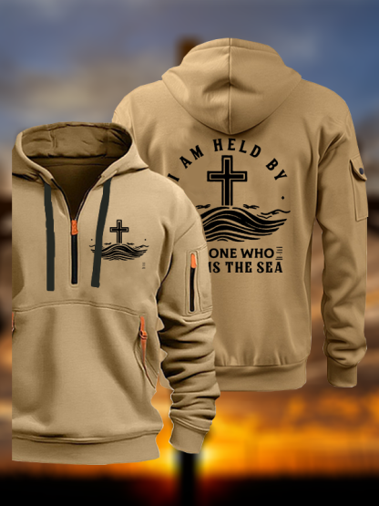 I Am Held By Jesus Who Calms The Sea Jesus God Christian Zipper Hoodies