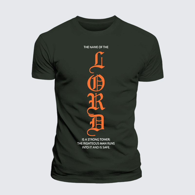 LORD Jesus God Christian Premium Mercerized Cotton Tee