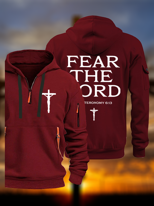 Fear The Lord Jesus God Christian Zipper Hoodies