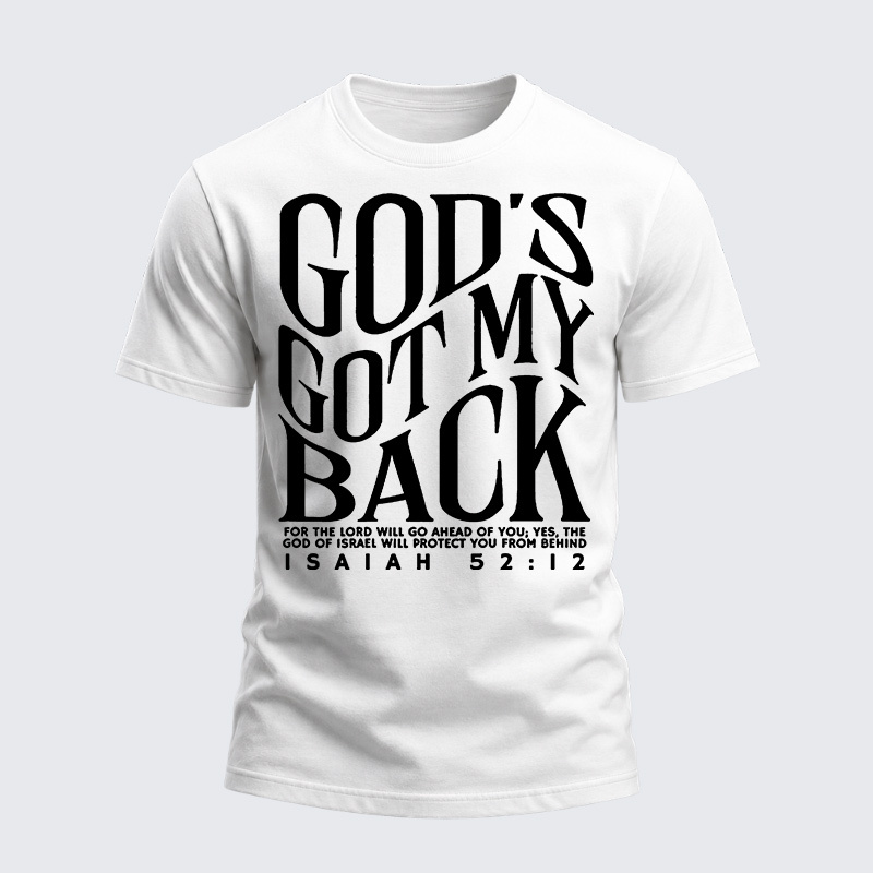 Heavyweight Cotton Tee - God's Got My Back