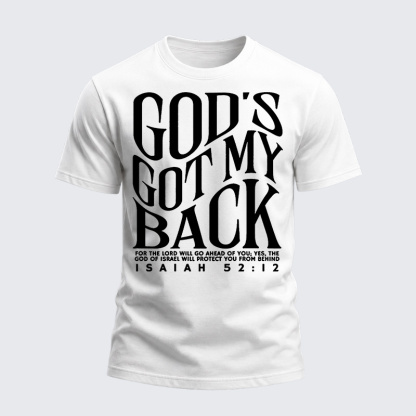 Heavyweight Cotton Tee - God's Got My Back