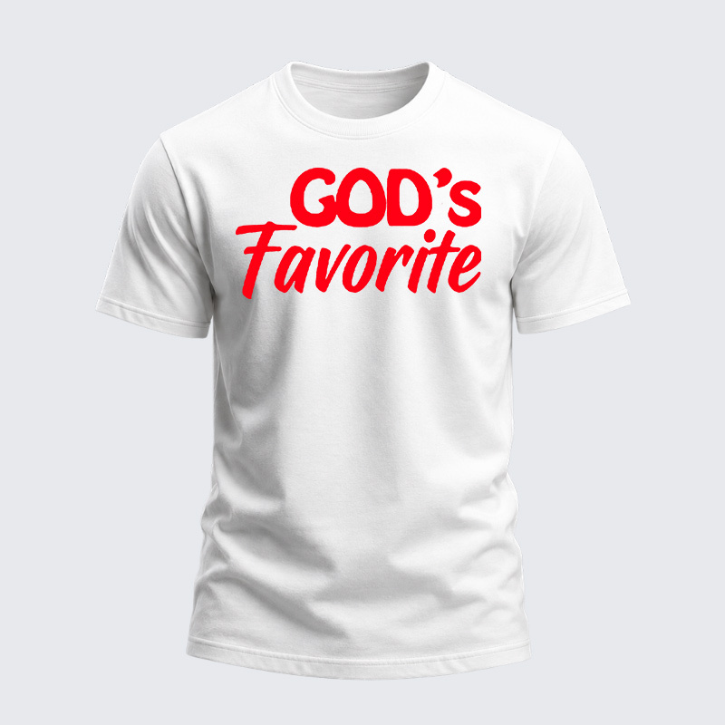 Heavyweight Cotton Tee - God's Favorite