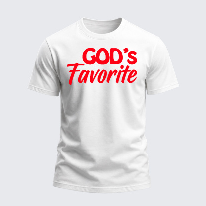 Heavyweight Cotton Tee - God's Favorite
