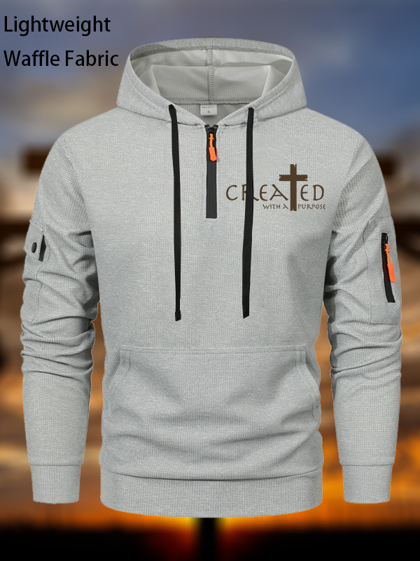 Created with a Purpose  Zipper Hoodies
