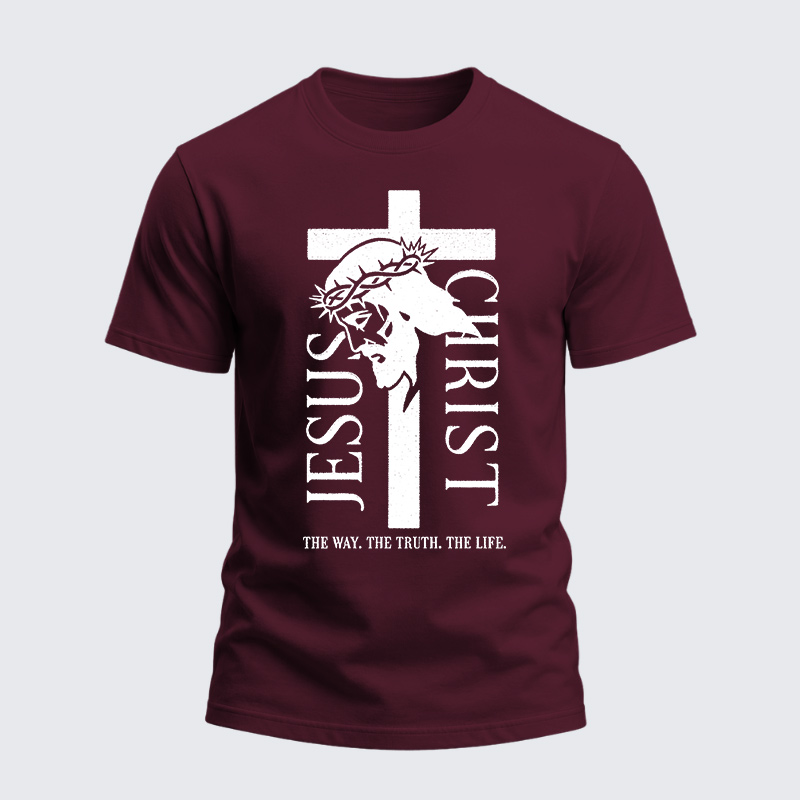 Heavyweight Cotton Tee - The Way The Truth The Life