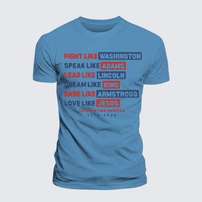 Love Like Jesus God Christian Premium Mercerized Cotton Tee