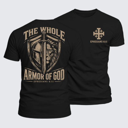Luxe Mercerized Cotton Tee - The Whole Armor of God – Ephesians 6:11