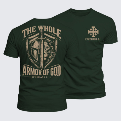 Luxe Mercerized Cotton Tee - The Whole Armor of God – Ephesians 6:11