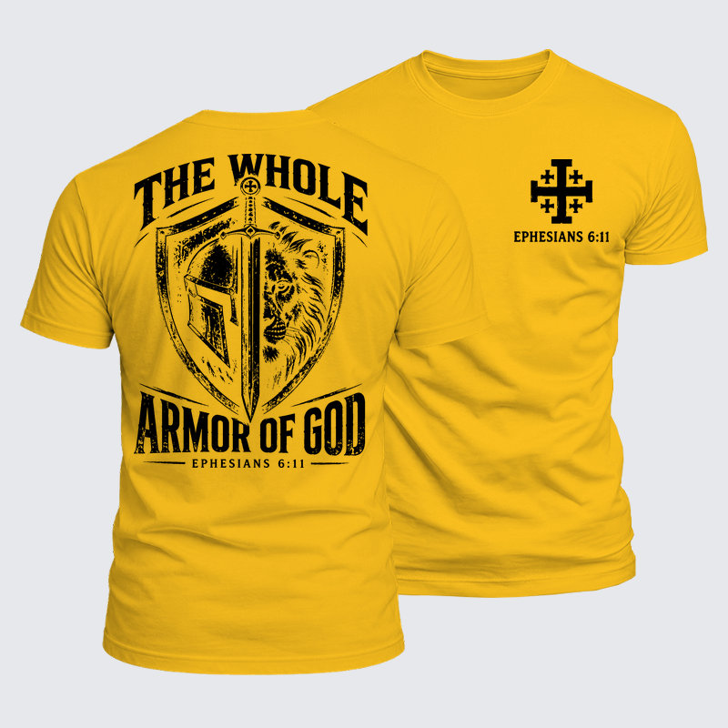 Luxe Mercerized Cotton Tee - The Whole Armor of God – Ephesians 6:11