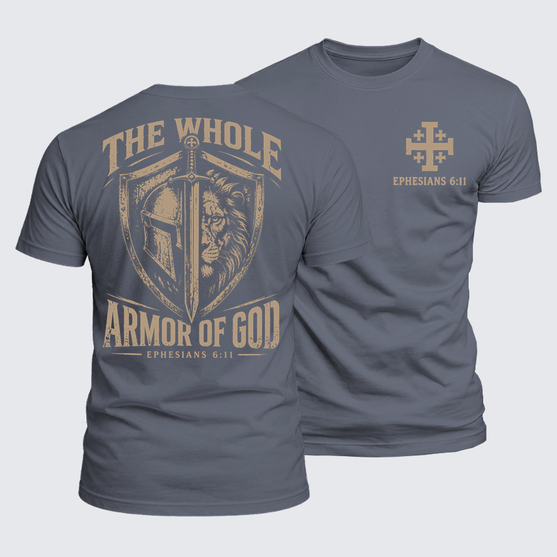 Luxe Mercerized Cotton Tee - The Whole Armor of God – Ephesians 6:11