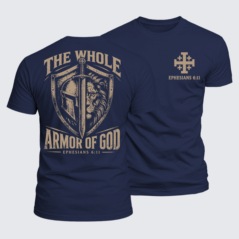 Luxe Mercerized Cotton Tee - The Whole Armor of God – Ephesians 6:11
