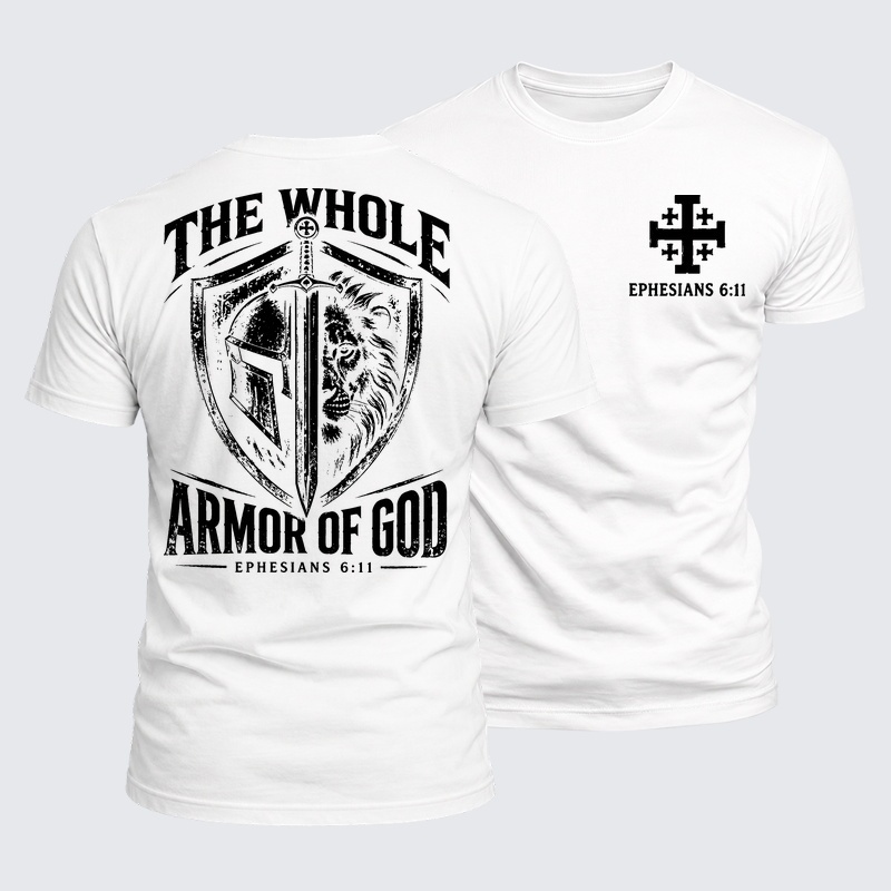 Luxe Mercerized Cotton Tee - The Whole Armor of God – Ephesians 6:11