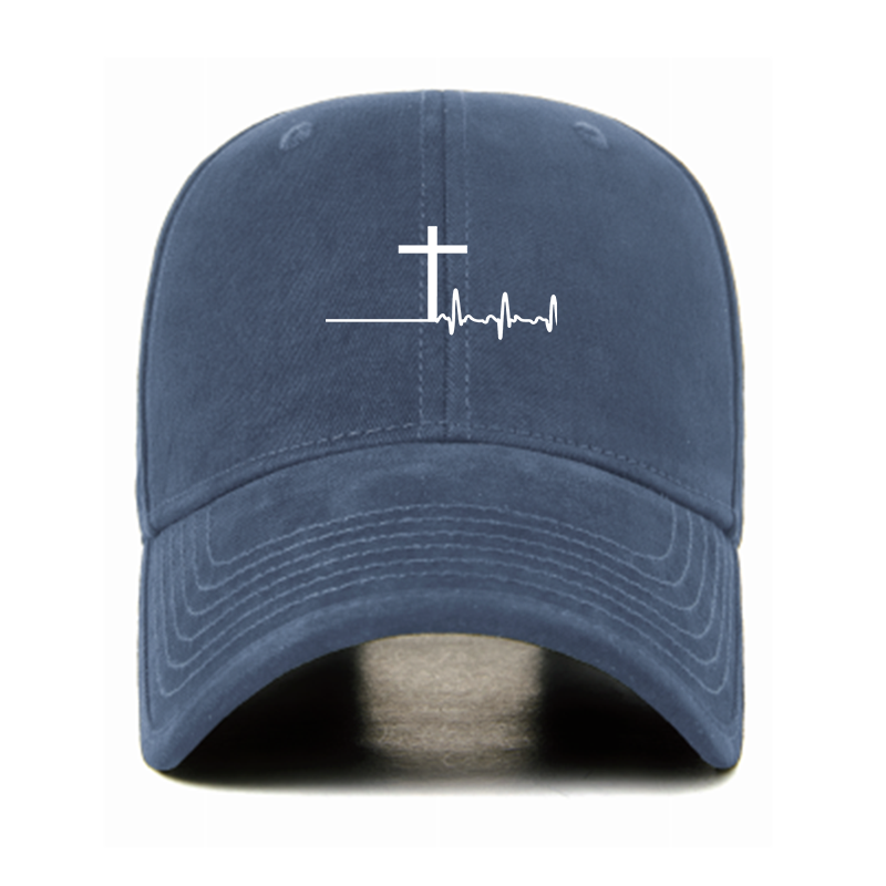 ECG Cross Christian Hats