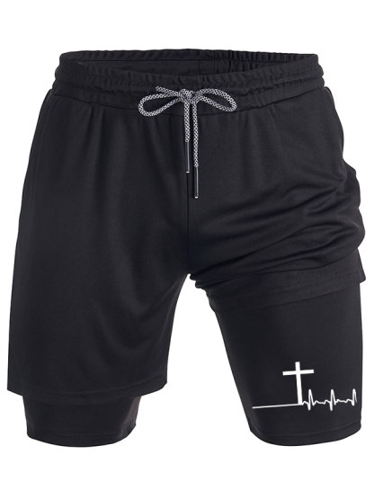 ECG Cross Christian Performance Shorts