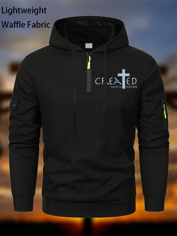 Created with a Purpose  Zipper Hoodies