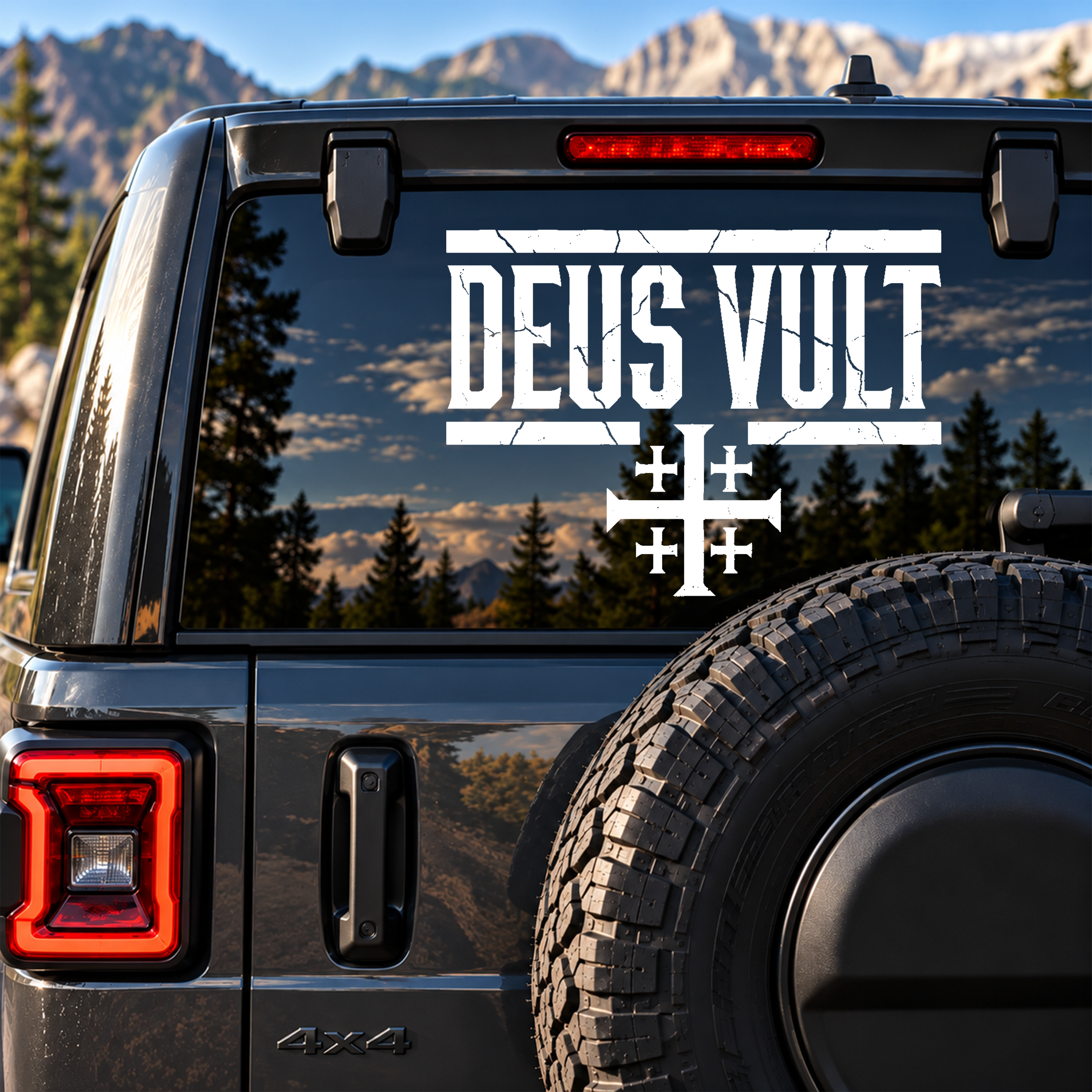 Car & Truck Vinyl Decals   - Deus Vult   