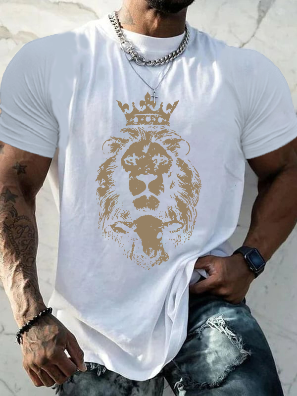 Cross Crew Neck Christian Cotton T-Shirt