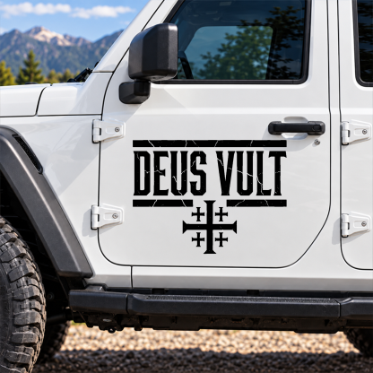 Car & Truck Vinyl Decals   - Deus Vult   