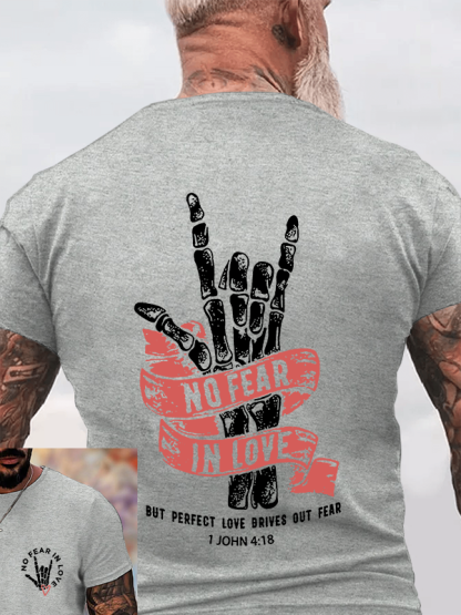 No Fear In Love Christian Cotton T-Shirt