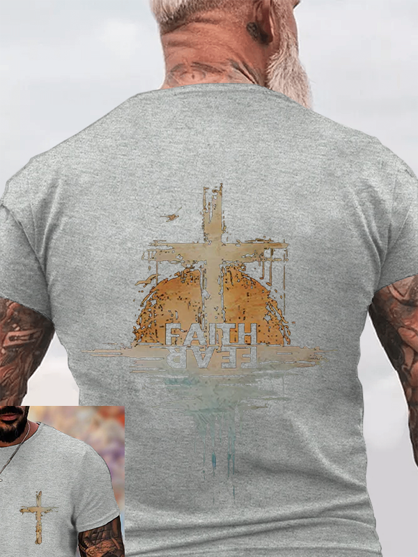 Faith over Fear Christian Cotton T-Shirt