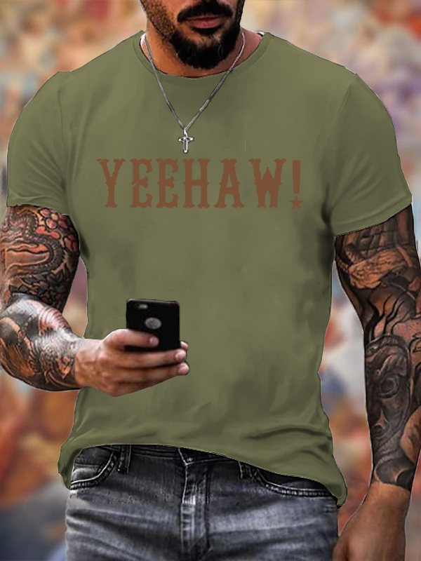 Yeehaw Christian Cotton T-Shirt