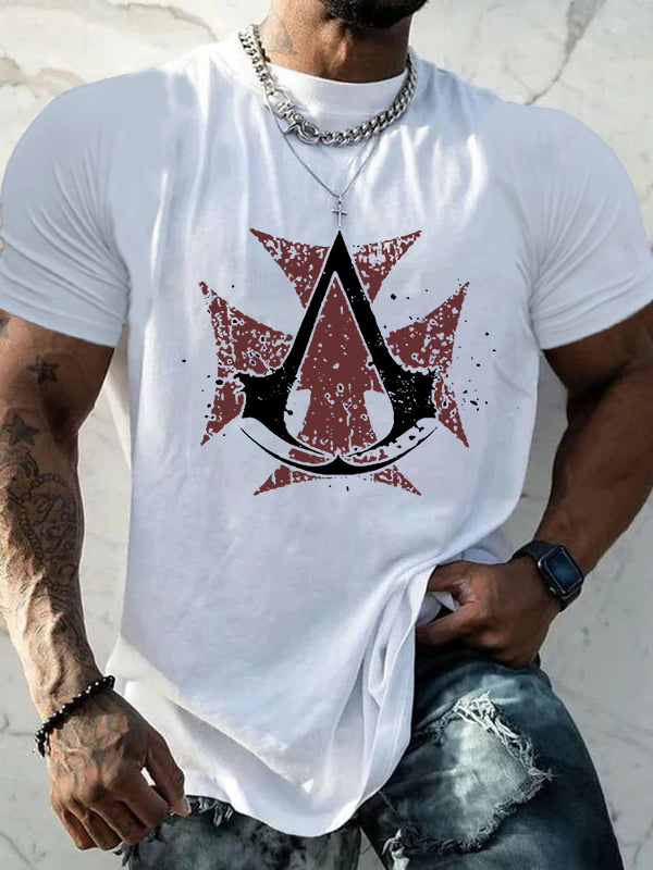 Cross Crew Neck Christian Cotton T-Shirt