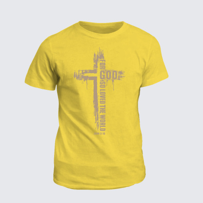 Classic Cotton Tee - God Loved The World