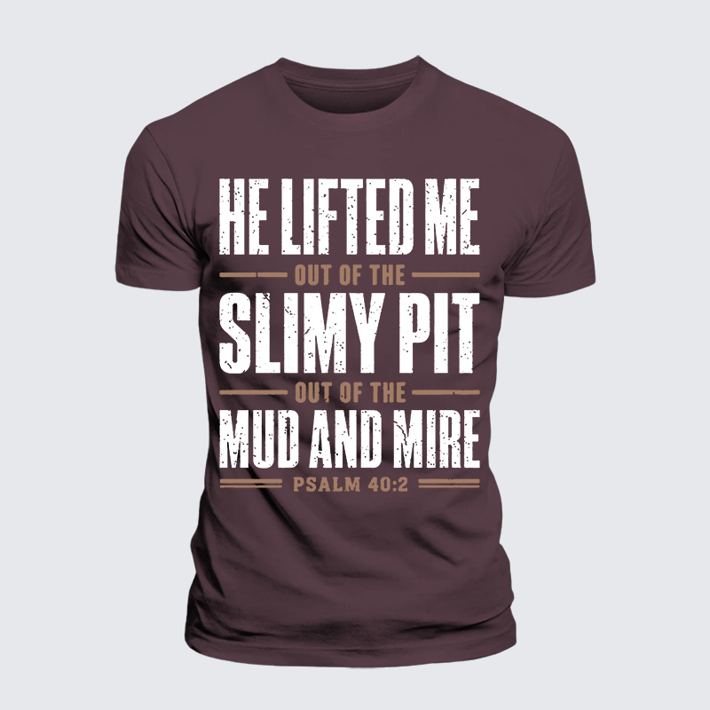 Lifted By Grace Jesus God Christian Premium Mercerized Cotton Tee