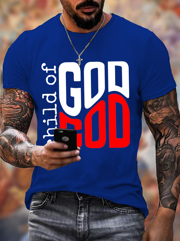 Child Of God Jesus God Christian Cotton T-Shirt