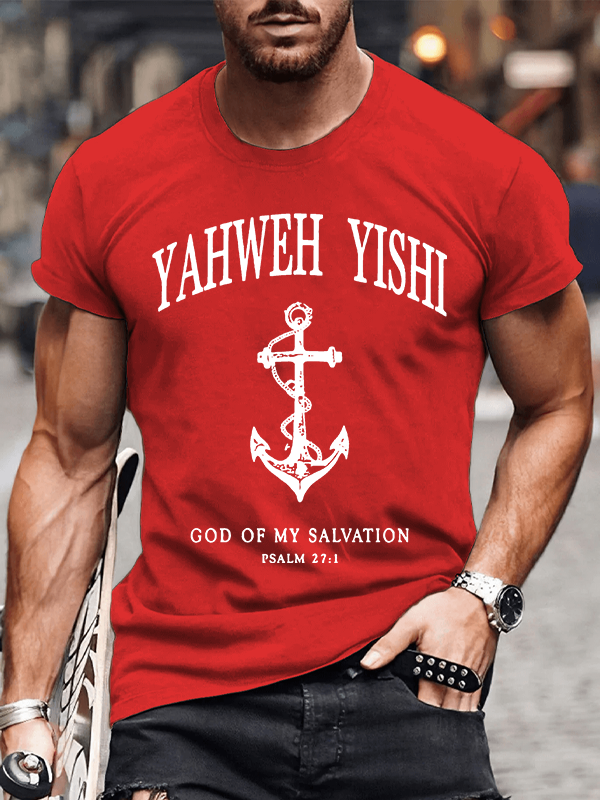 Yahweh Jesus God Christian Cotton T-Shirt