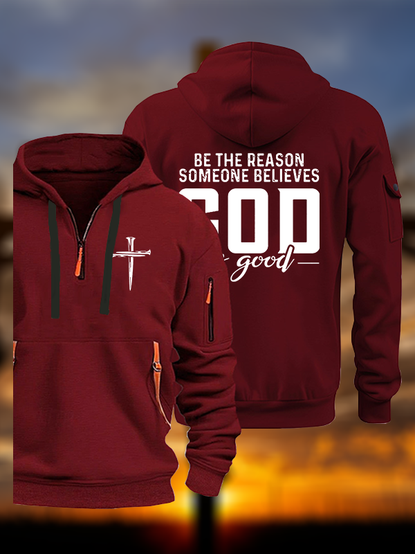 The Reason Someone Believes God Is Good Jesus God Christian Zipper Hoodies
