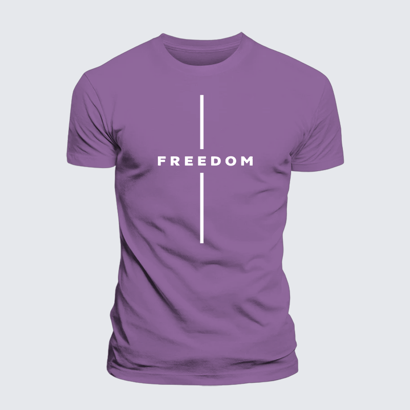 Freedom Is Not Free Jesus God Christian Premium Mercerized Cotton Tee