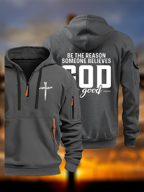The Reason Someone Believes God Is Good Jesus God Christian Zipper Hoodies