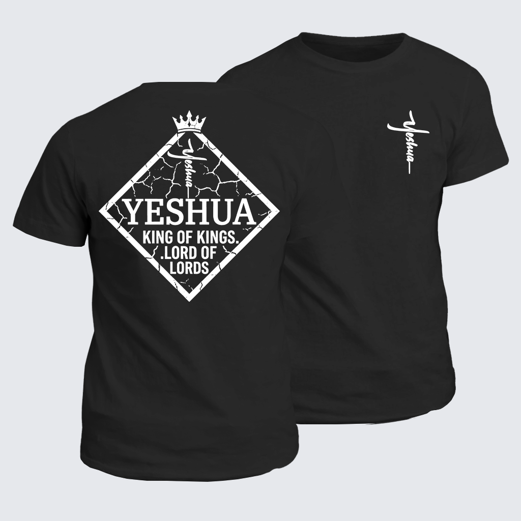 Man Of God Husband Dad Jesus God Christian Cotton T-Shirt