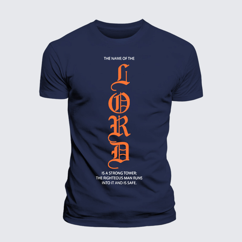 LORD Jesus God Christian Premium Mercerized Cotton Tee