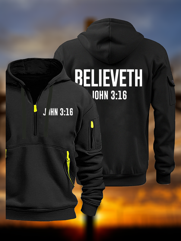 Believeth Jesus Jesus God Christian Zipper Hoodies