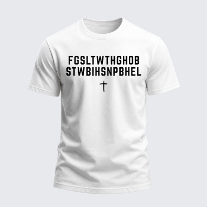 Heavyweight Cotton Tee - God So Loved The World