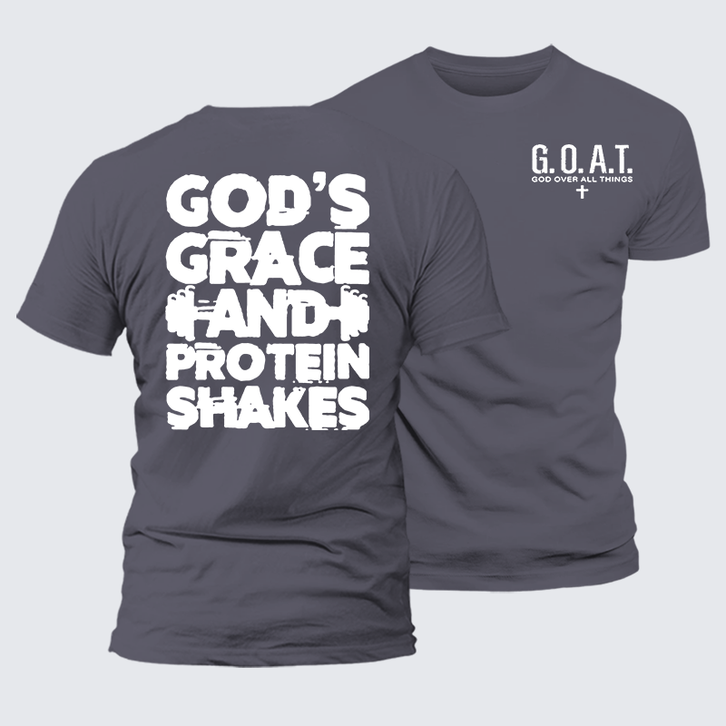 Gym Faith Jesus God Christian Premium Mercerized Cotton Tee