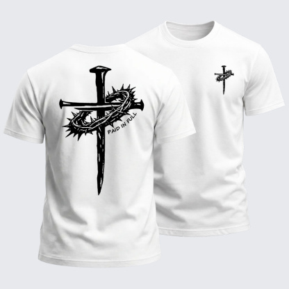 Heavyweight Cotton Tee - Paid In Full