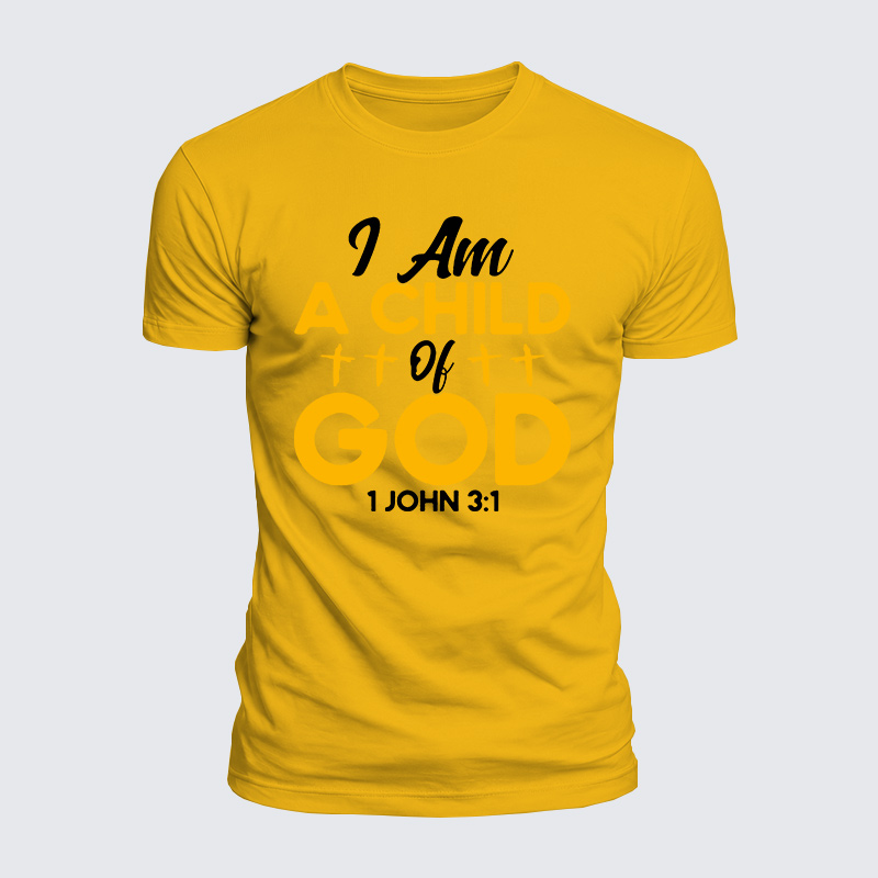 Child Of God Jesus God Christian  – Luxe Mercerized Interlock Cotton Tee