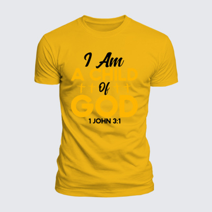Child Of God Jesus God Christian  – Luxe Mercerized Interlock Cotton Tee