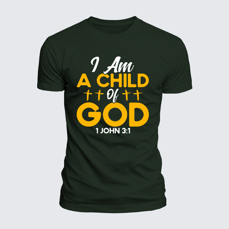 Child Of God Jesus God Christian  – Luxe Mercerized Interlock Cotton Tee