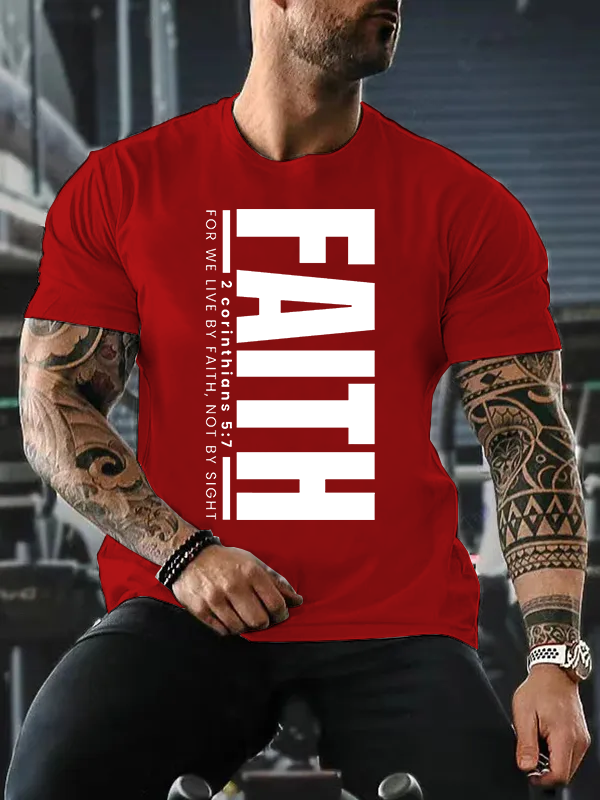 Christmas Faith Jesus God Christian Cotton T-Shirt