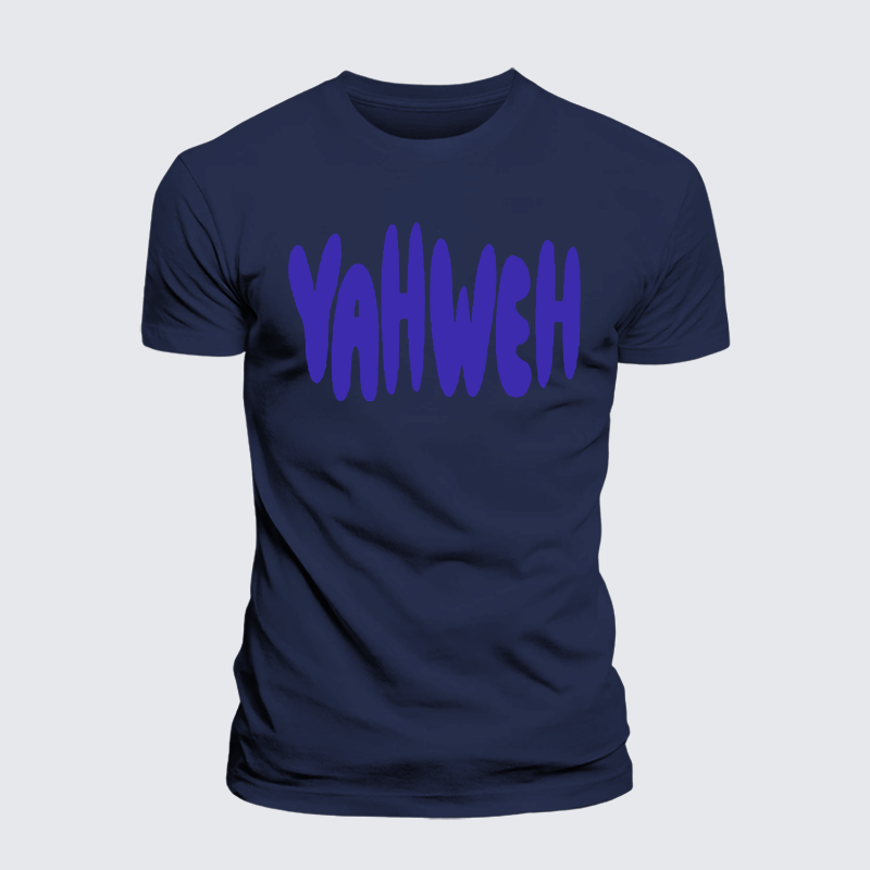 YAHWEH Jesus God Christian Premium Mercerized Cotton Tee