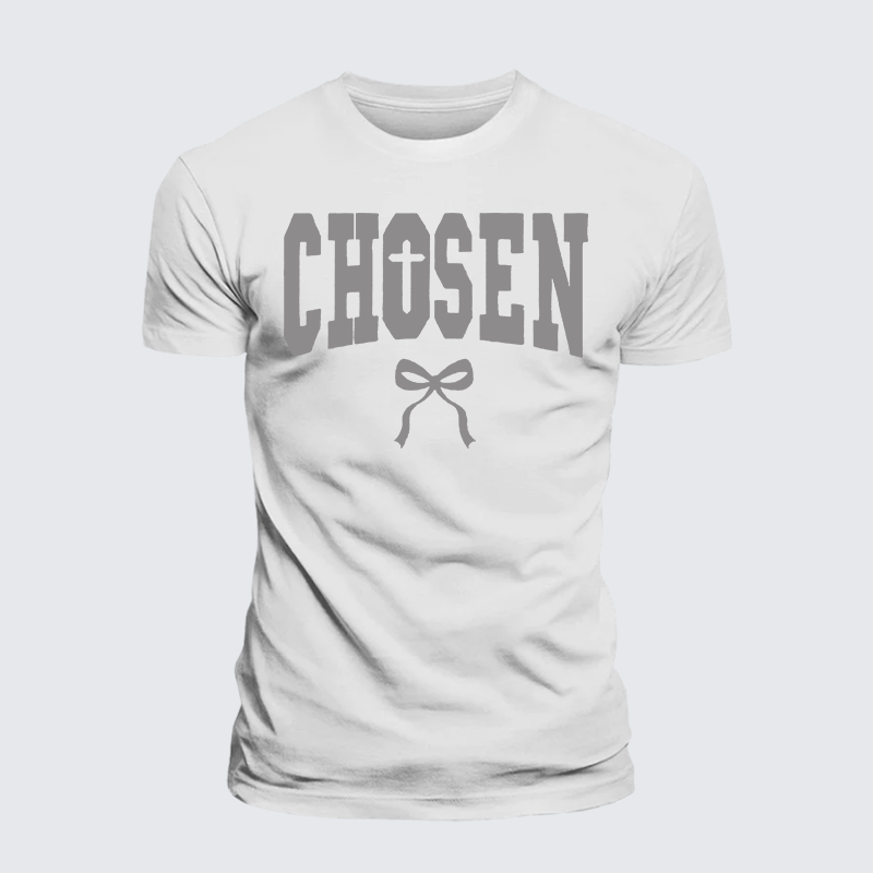Chosen Jesus God Christian Premium Mercerized Cotton Tee