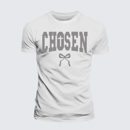 Chosen Jesus God Christian Premium Mercerized Cotton Tee