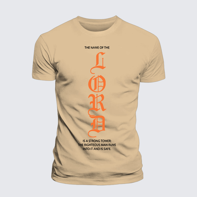 LORD Jesus God Christian Premium Mercerized Cotton Tee