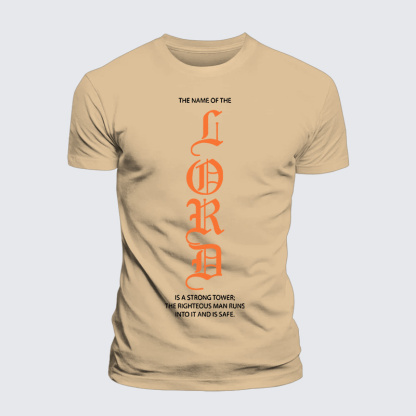 LORD Jesus God Christian Premium Mercerized Cotton Tee