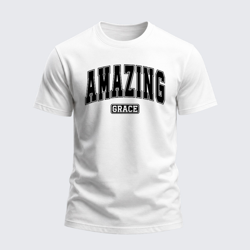 Heavyweight Cotton Tee - Amazing Grace