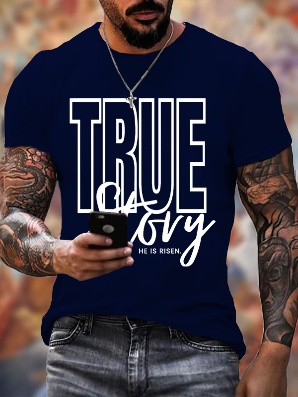 True Story Jesus God Christian Cotton T-Shirt